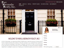 Tablet Screenshot of parrandabernathyrealty.com